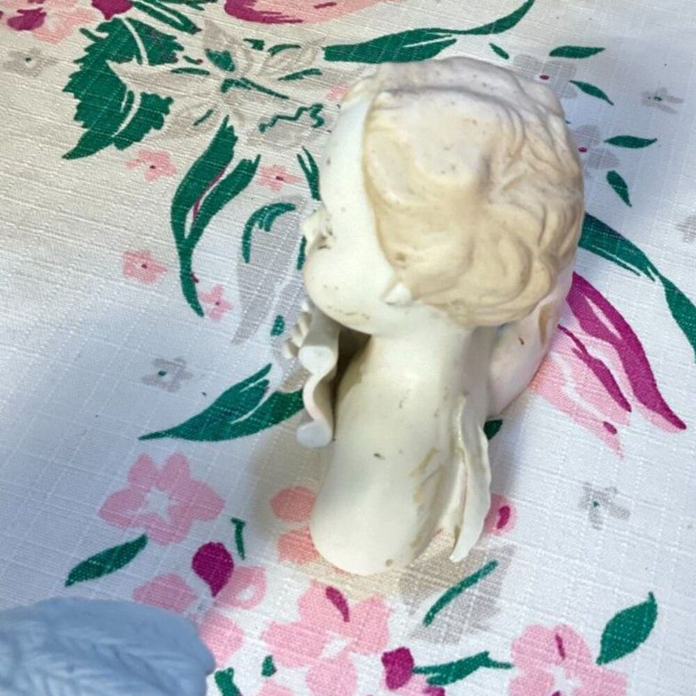 Vintage porcelain angel figurines 5 angels Lamore China & Lefton Occupied Japan - Picture 11 of 12